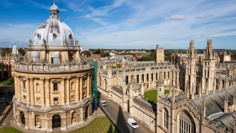 Ariel View of Radcliffe Camera Oxford
